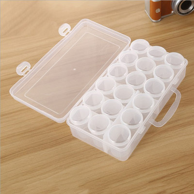 便携迷你密封药盒50ML透明收纳瓶