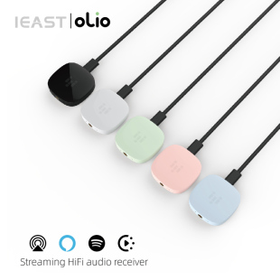 Ieast品佩olio无线wifi蓝牙音频接收播放器Qplay音乐盒子AirPlay2