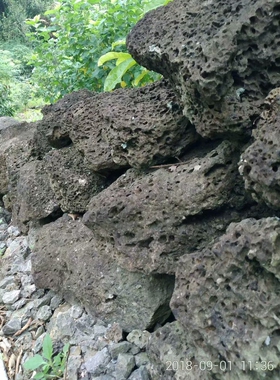 火山岩石造景蜂窝天然石材