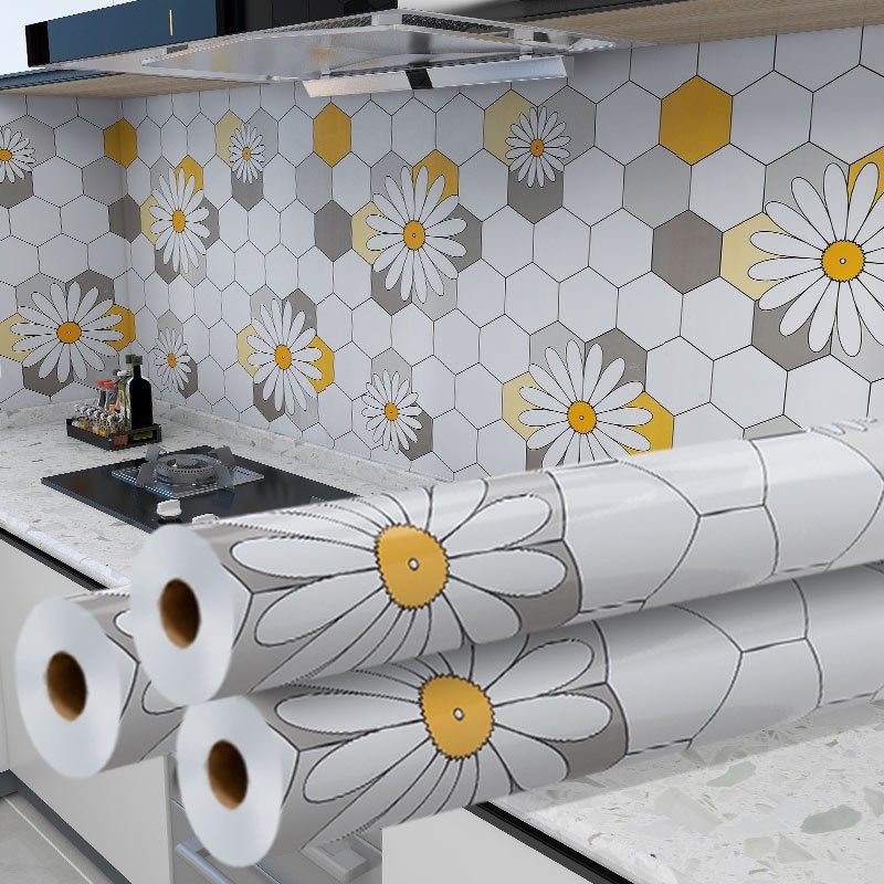 厨房防油贴纸阻燃耐高温墙贴防水防潮橱柜瓷砖墙纸自粘铝箔纸灶台,家居饰品,软装墙贴,淘宝优惠券,粉丝福利购,淘宝优惠卷