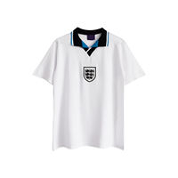 1996 England home and away jersey blokecore retro Jersey Fit Gascoigne sports short-sleeved shirt thumbnail 2