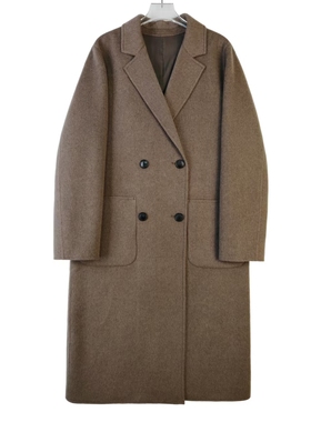 PYY967 新款时尚翻领双排扣女士大衣