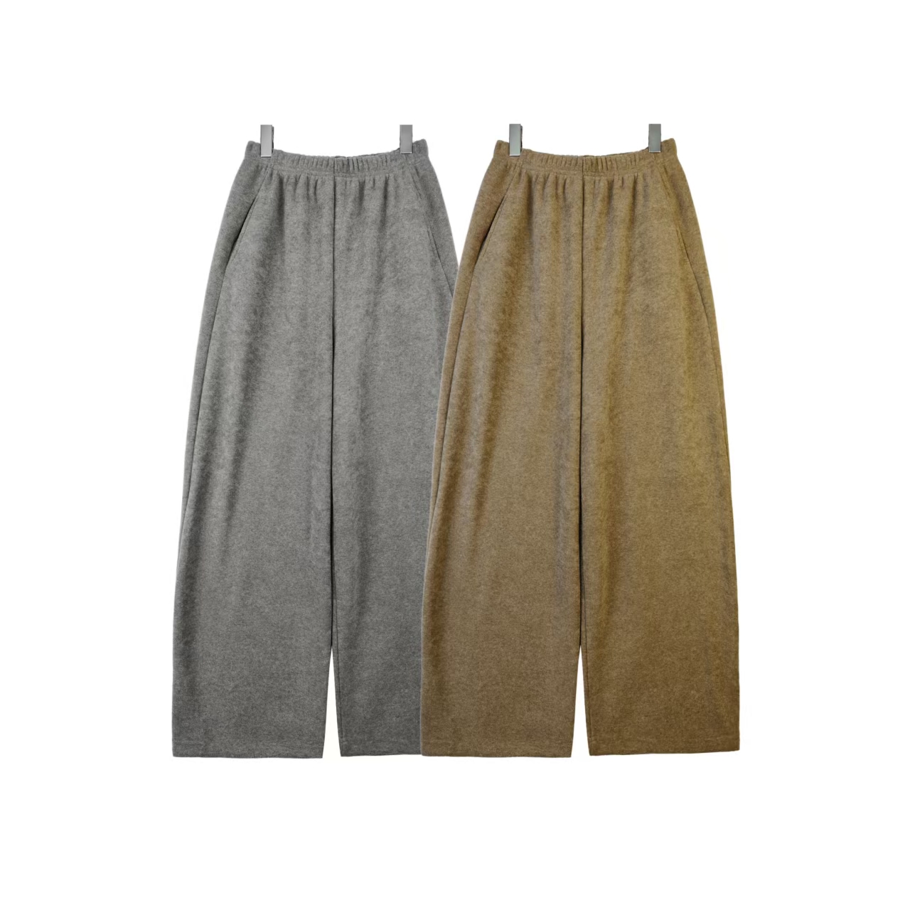 HG4327 新款时尚真丝羊毛混纺女士休闲裤 【15】