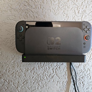 任天堂Switch 壁掛式 游戲機收納架 壁掛支架儲存展示架 2主機配件