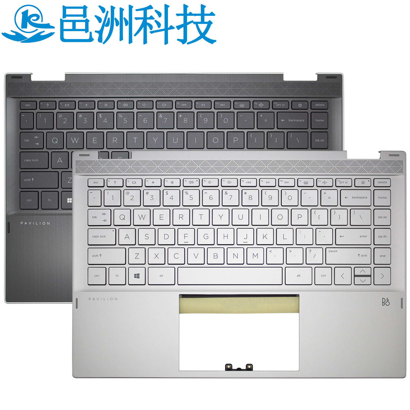 适用 HP pavilion x360 14-DW TPN-Q171 C壳 键盘 外壳 金属 塑料