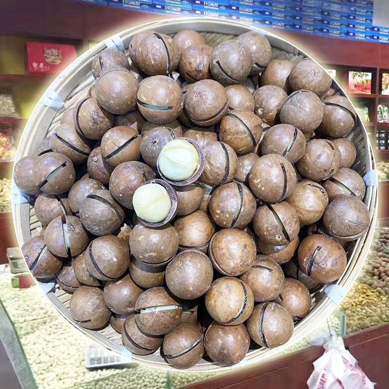 手捏夏威夷果好剥奶油味坚果炒货休闲零食新货散货一斤包邮