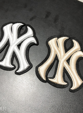 胸章绣立体刺绣徽章潮牌卡通时尚布贴破洞牛仔裤子衣服补图案NY