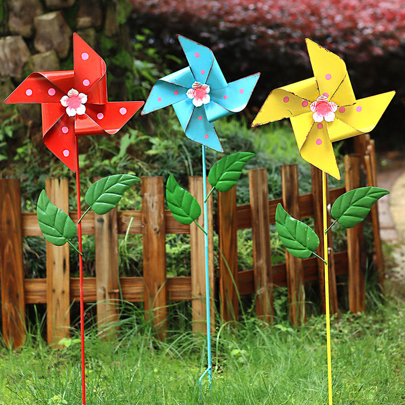 花园庭院网红小院装饰阳台布置小院造景铁艺风车户外旋转摆件插件,家居饰品,户外/庭院摆件,淘宝优惠券,粉丝福利购,淘宝优惠卷