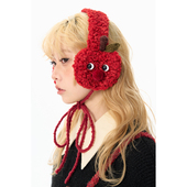 杨二大梦原创苹果耳罩女冬季 圣诞可爱耳捂子毛绒保暖耳暖护耳朵套