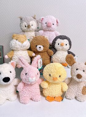 原点绒创妮妮系列解压小鸡毛绒玩偶鸭嘴兽桌伴土拨鼠公仔儿童礼物