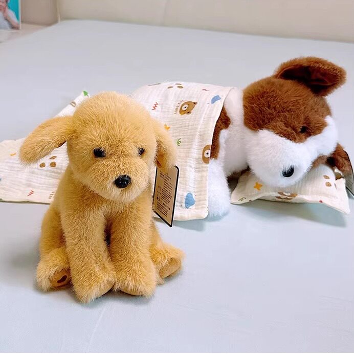 可爱旺旺陪伴系列毛绒玩具安抚拉布拉多狗狗公仔创意娃娃儿童玩具