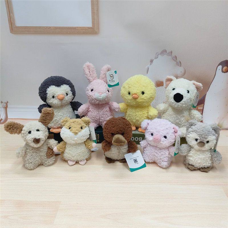 原点绒创妮妮系列毛绒玩具小鸡粉兔陪伴公仔西高地布娃娃儿童玩具
