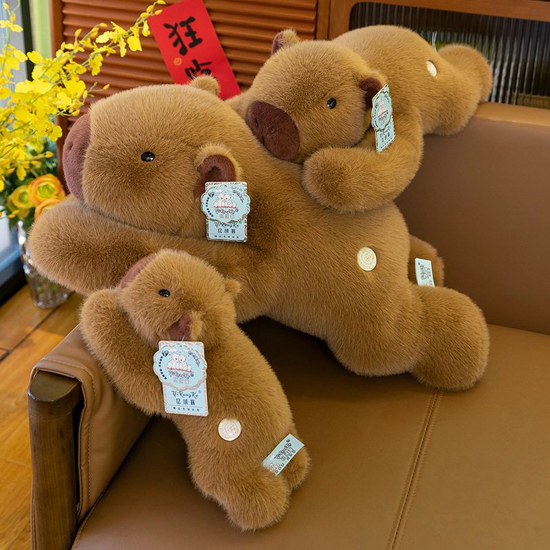 跨境新款水豚皮皮毛绒玩具活动