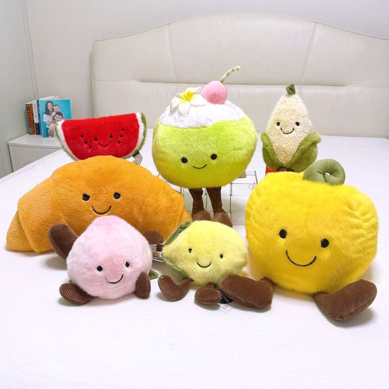 陶绒居香味水果椰子捏捏乐牛角