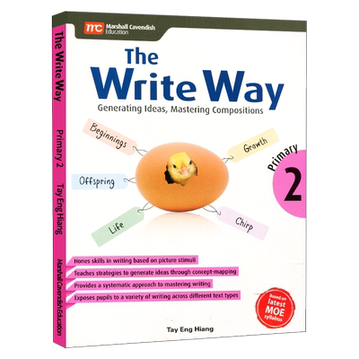 6-12岁小学写作技能系统练习 The Write Way 2级别 原版进口新加坡马歇尔卡文迪许出版 写作思路培养看图写作发散思维锻炼文本组织