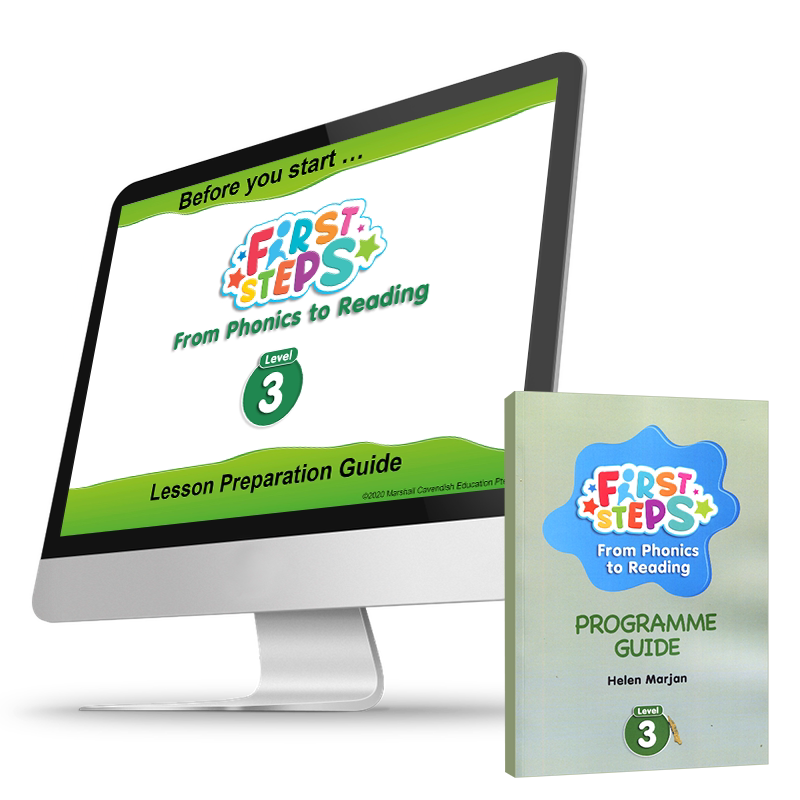 新加坡拼读故事书FIRST STEPS From Phonics to Reading 3级别教案level3+教学白板账号(1年有效期)教师用书幼少儿英语分级阅读