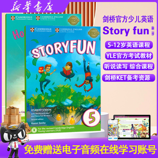 for Starters Story 小学5年级学生书带在线自学账号和练习册Storyfun 5级Cambridge fun 现货剑桥官方少儿英语YLE三级考试书第二版