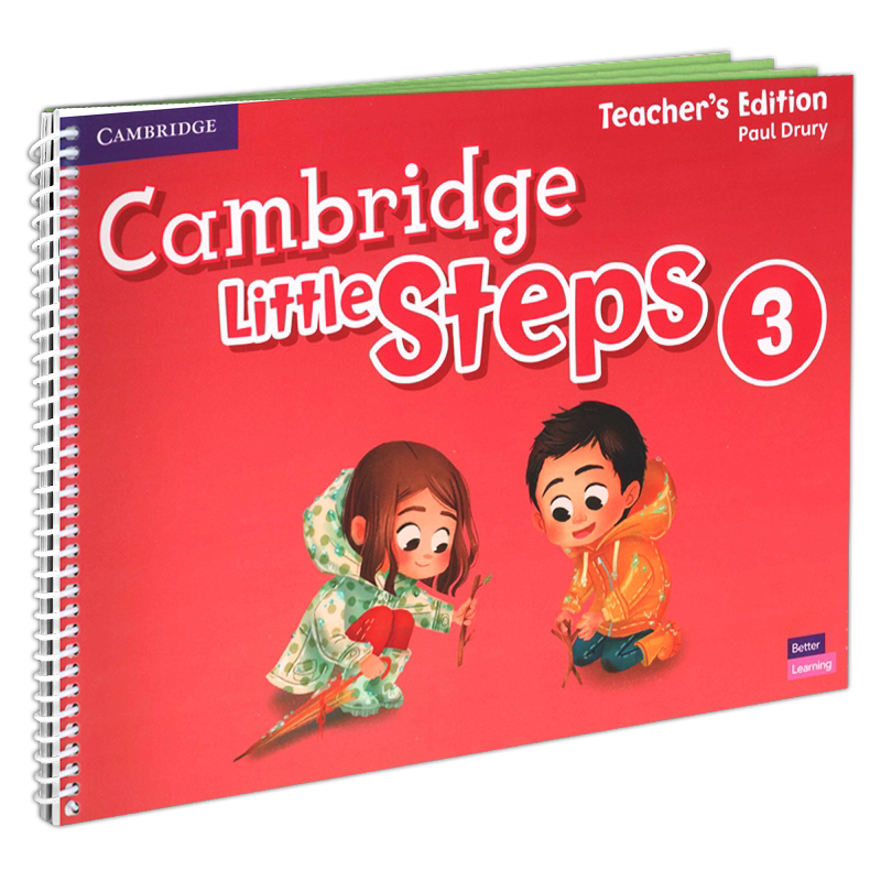 进口原版剑桥大学出版 学龄前幼儿英语启蒙Cambridge Little Steps 3级别教师用书 课堂辅助 3-6岁幼儿发展认知激发语言表达创造力