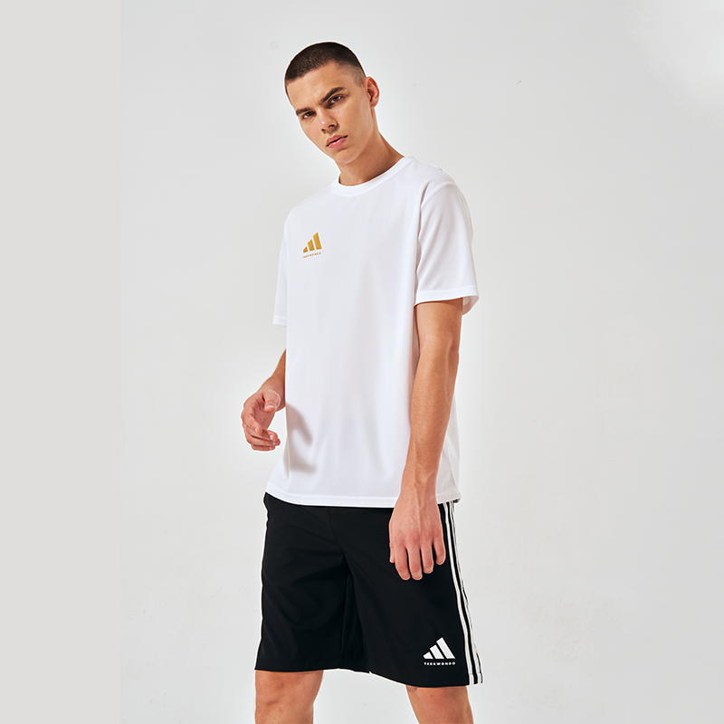 Adidas阿迪达斯运动T恤男 2024速干短袖adiCLTS24CTKP-WG