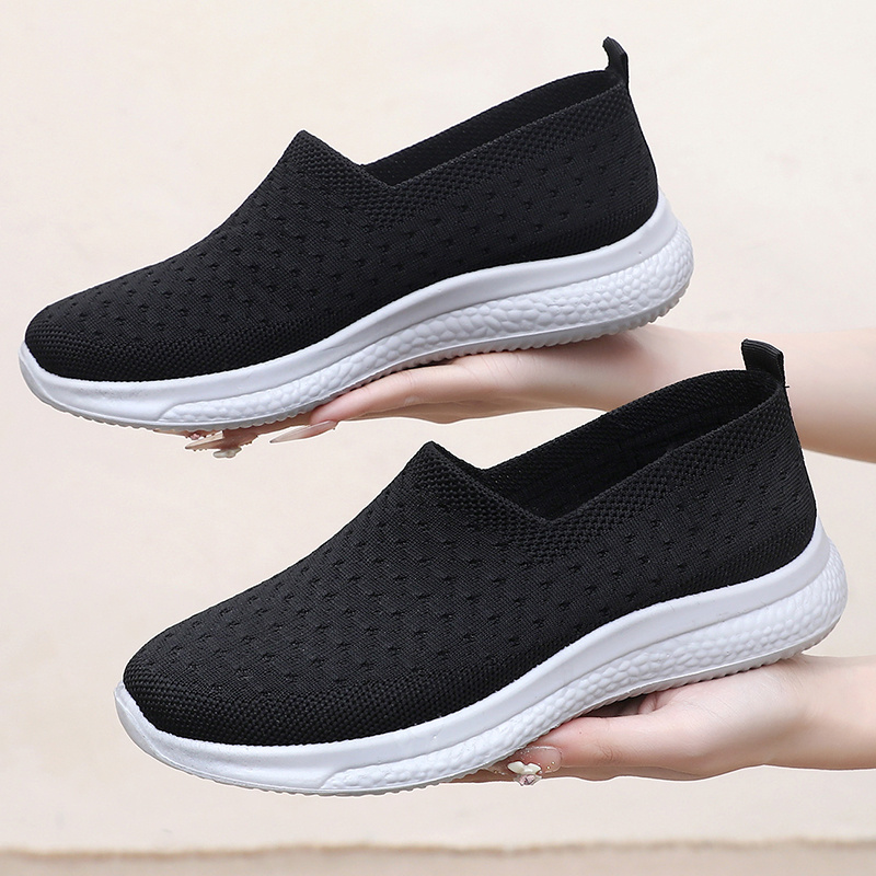 春夏老北京布鞋女网面运动健步鞋