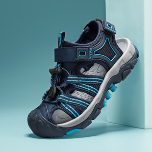 10男童包头凉鞋2026新夏款软底中大童12岁男孩学生迷彩沙滩鞋38码