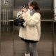 小湖羊皮毛一体外套女冬季 环保皮草加厚白色时尚 气质羊羔毛绒上衣