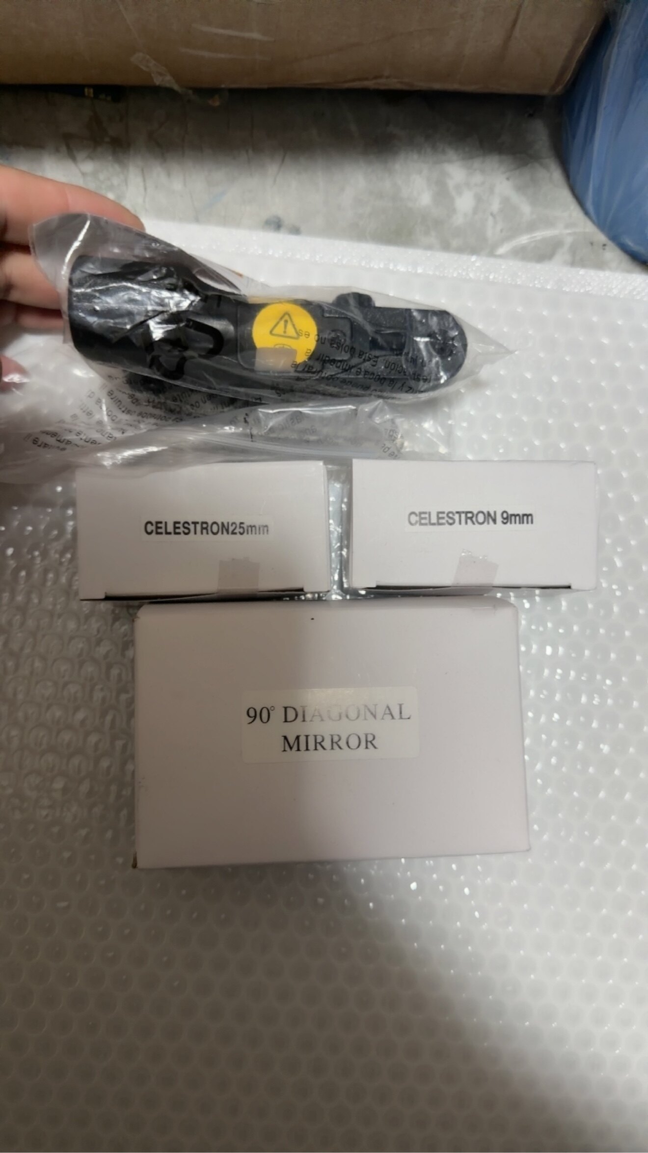 星特朗150slt主镜配件，2个目镜1个90度天顶镜 1个寻星镜