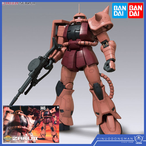 万代模型 57593 MEGA SIZE 1/48 MS-06S ZAKU II 夏亚专用红扎古