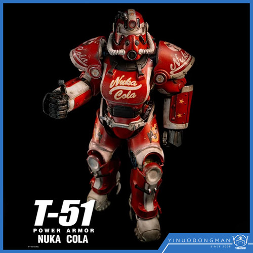 ThreeZero 3A 可动成品模型 辐射 T-51 核子可乐 动力装甲