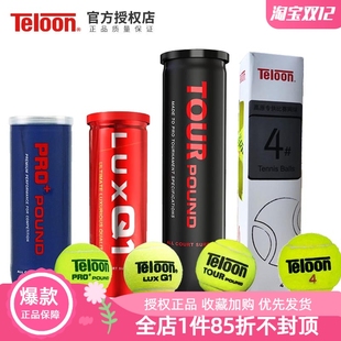 LUXQ1 高弹耐磨 Teloon天龙网球P4成人专业训练比赛球POUND