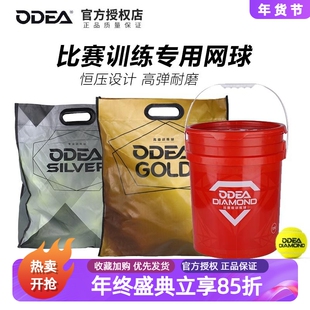Odear欧帝尔网球DD2 DD3高弹耐打初学专业无压训练网球袋装散装