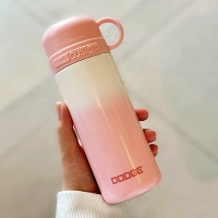 Розовая водонепроницаемая наклейка из нержавеющей стали, 450 мл