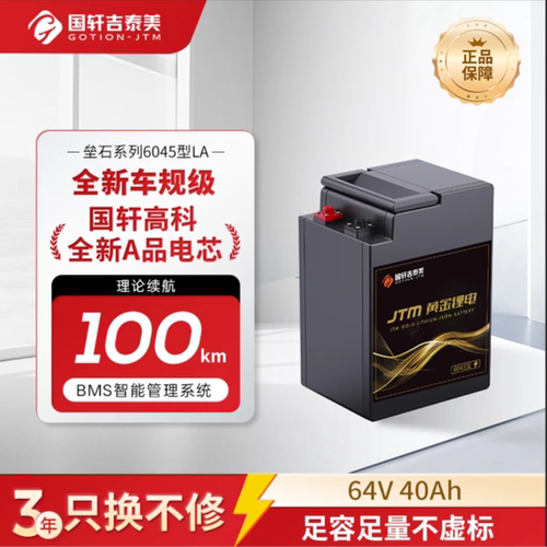 国轩高科6045型40Ah黄金锂电送充