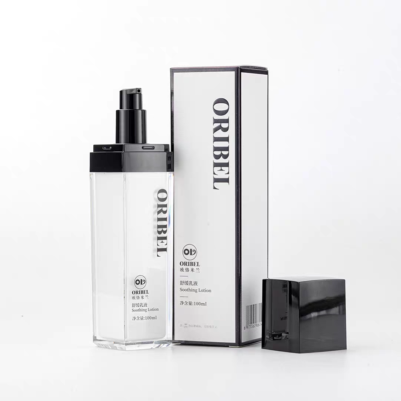 【去码发货】舒缓乳液100ml 原蓝铜肽复颜修护乳 淡蓝色修复乳液