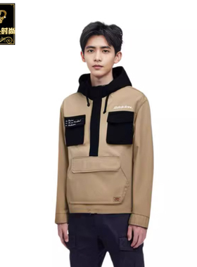 专柜正品 DICKIES 男户外连帽宽松休闲运动风衣外套 DK008022CH11