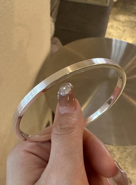 百年银坊足银手镯9999女戴送礼