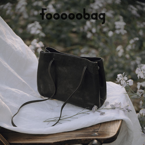 fooooobag·植鞣系列「可可夹心包」 简约质感头层牛皮肩带可调节