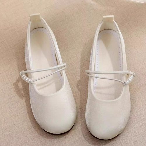 中大童舞蹈鞋纯色古风女童汉服鞋