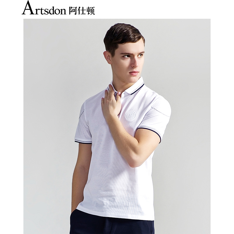 Artsdon/°¢Ê˶ټòÔ¼»ù´¡¾»É«¶ÌÐäTÐôÏļ¾ÐÂÆ·ÊæÊÊÈáÈíÄÐÊ¿POLOÉÀ