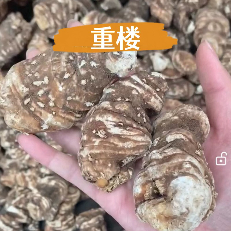 云南重楼中药材重楼片重楼个七叶一枝花干货滇重楼