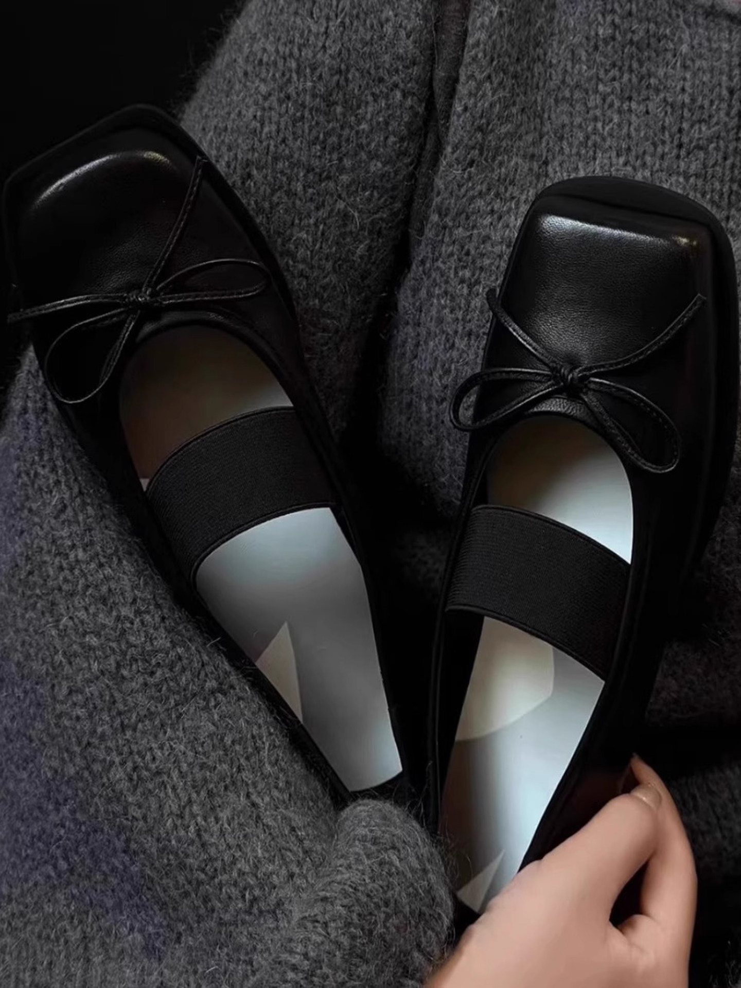 Chic Retro Square Toe Leather Mary Janes - Vintage Charm, Modern Comfort - Product image 4