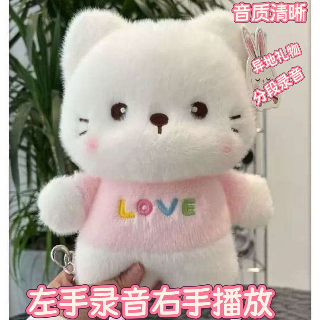 录音会说话可爱猫咪毛绒玩具公仔小猫玩偶闺蜜生日礼物创意礼物