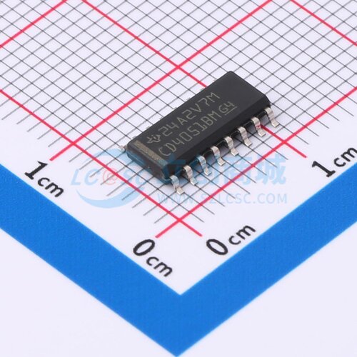 模拟开关/多路复用器 CD4051BM SOIC-16 TI/德州 电子元器件配单