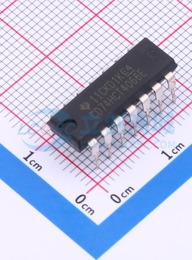 模拟开关/多路复用器 CD74HCT4066E PDIP-14 TI/德州 电子元器件