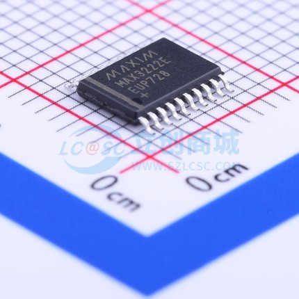 RS232芯片 MAX3222EEUP+T TSSOP-20 MAXIM(美信) 电子元器件配单