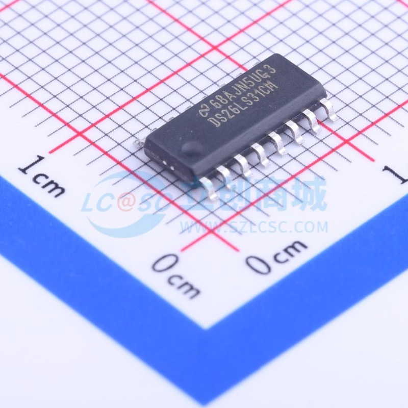 RS-485/RS-422芯片 DS26LS31CMX/NOPB SOIC-16 TI/德州 原装正品