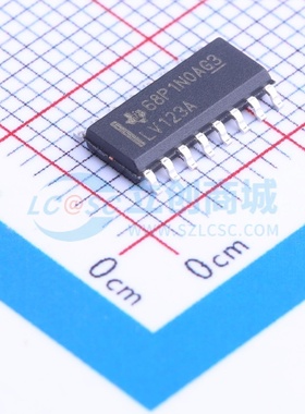 单稳态多谐振荡器 SN74LV123ADR SOIC-16 TI/德州 电子元器件配单