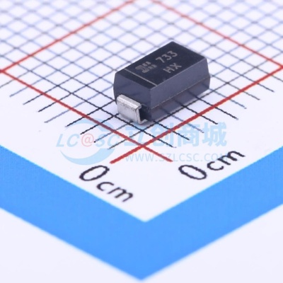静电保护器(TVS/ESD) SMAJ10A-13-F DO-214AC DIODES(美台) 原装