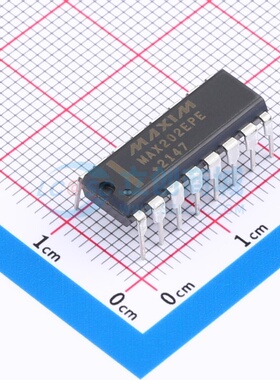 RS232芯片 MAX202EPE+ PDIP-16 MAXIM(美信) 电子元器件原装正品