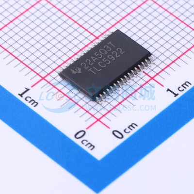 LED驱动 TLC5922DAP HTSSOP-32 TI/德州 电子元器件配单原装正品